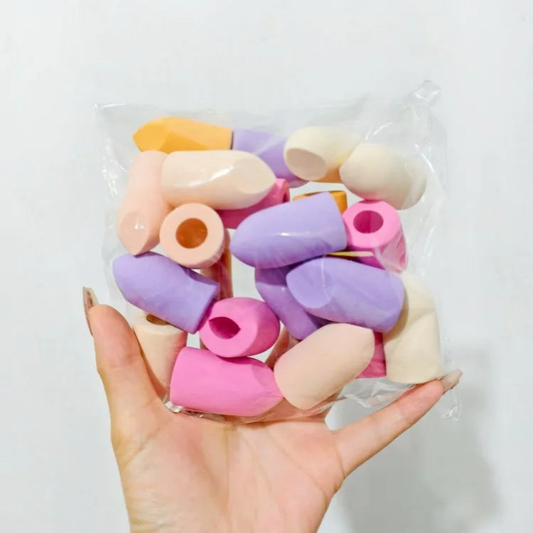 Mini Beauty Sponges Various Shapes Colors Makeup Mixed Sponge Tools Qme 10Pcs
