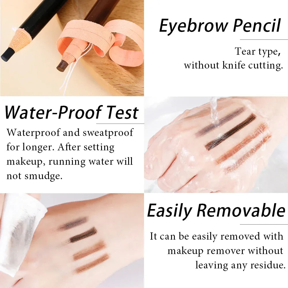 Professional Microblading Pencil Permanent Eyebrow Tattoo Waterproof Qme