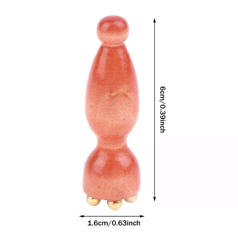 Handheld Lotus Seedpod Beauty Professional Alloy Rosewood Facial Qme