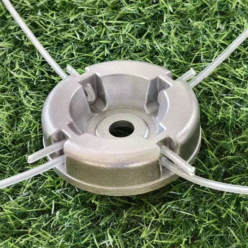 Universal Aluminum Alloy Lawn Mower Head With Nylon Steel Lawn Mowing Line Lawn Mower Replacement Parts Qme