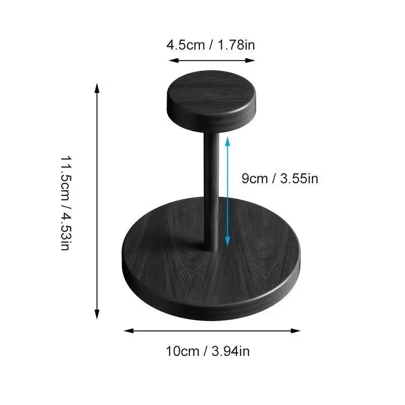 Disposable Cup Dispenser Walnut-colored Storage Rack Paper Holder Qme B