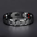 Men's Magnetic Bracelet, Stainless Steel Men's Bracelet, Men's Jewelry Gift Bracelet with Adjustable Size Qme 1pc