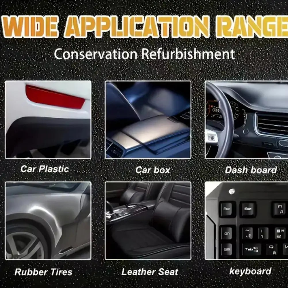 Car Interior Repair Paste Auto Plastic Renovator Wax Scratch Bumpers Qme