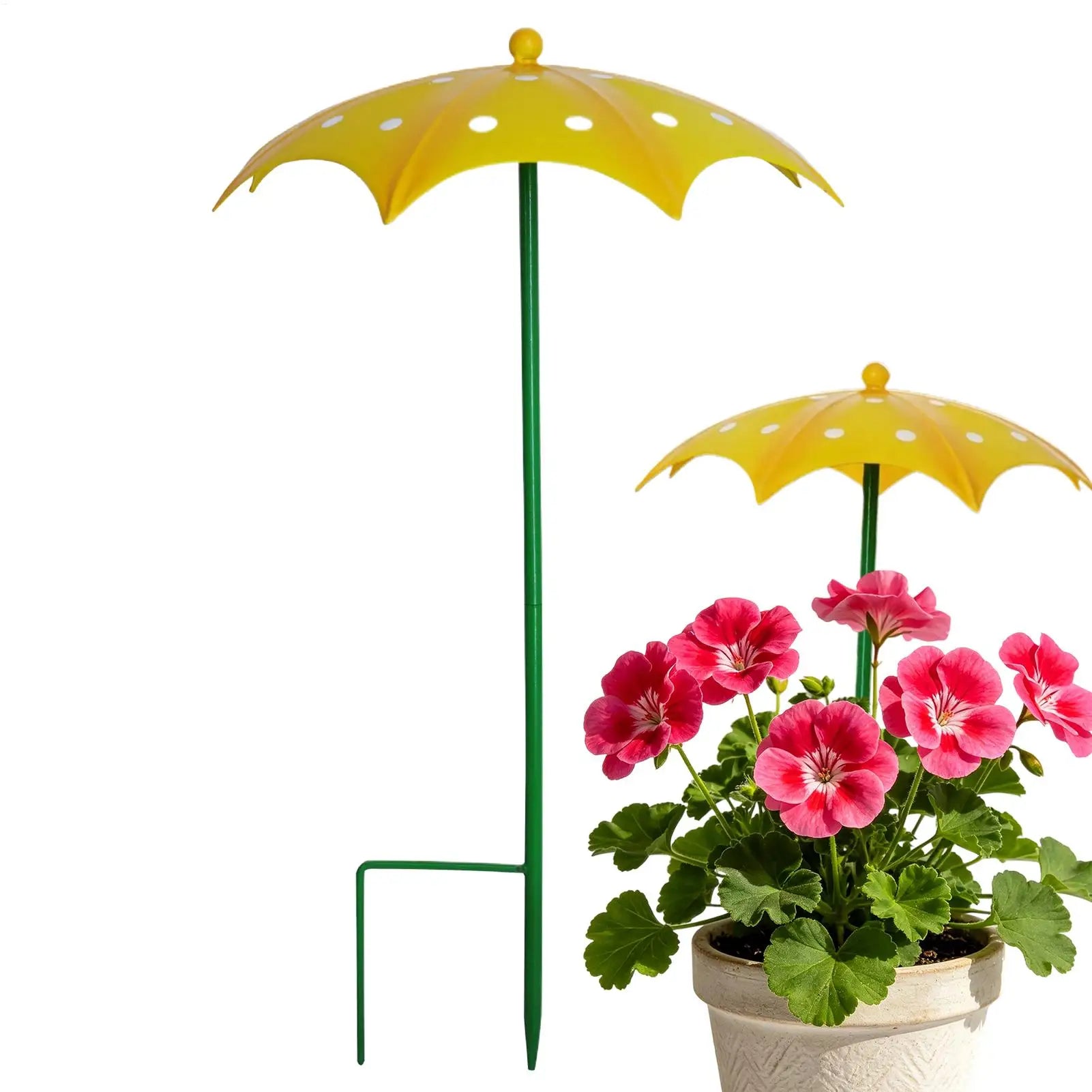 Plant Umbrella Mini Portable UV Protection Parasol Plant Shade for Pool Beach Garden Picnic Outside Balcony Party Camping Rain Qme