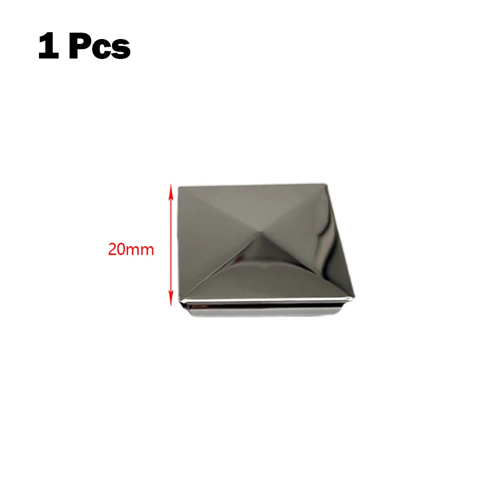 Square Closure Cap Post Cap 1/10pcs 16/20/25/30/36mm Practical Square 40/50/60/80/100mm Garden Fencing Supplies Qme 1pcs 20mm