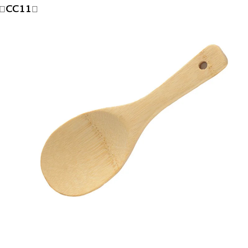Wood Rice Spoon Wooden Kitchen Paddle Scoop Ladle Tablespoon Big Qme