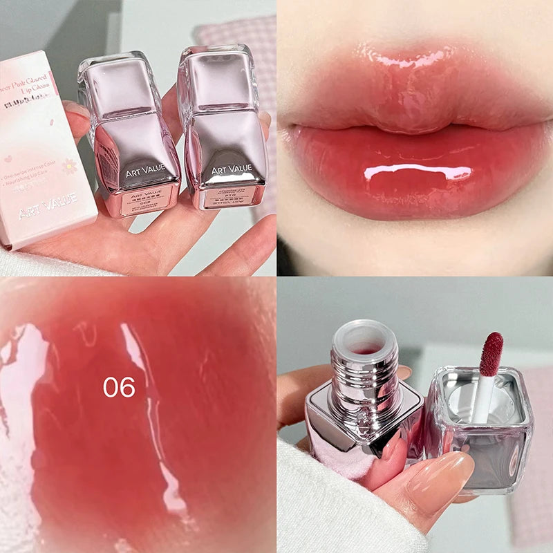Art Value Mirror Shine Lip Gloss Hydrating Moisturizing Long-lasting Qme AE810-6
