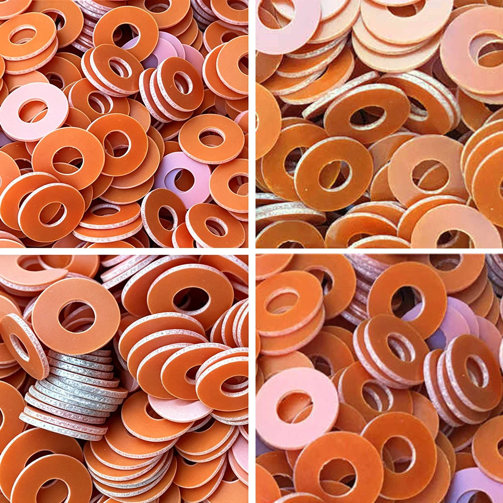 100PCS Phenolic Tattoo Machine Coil Core Washers For Permanent Tattoo Machine Coils Spare Parts Supply Qme