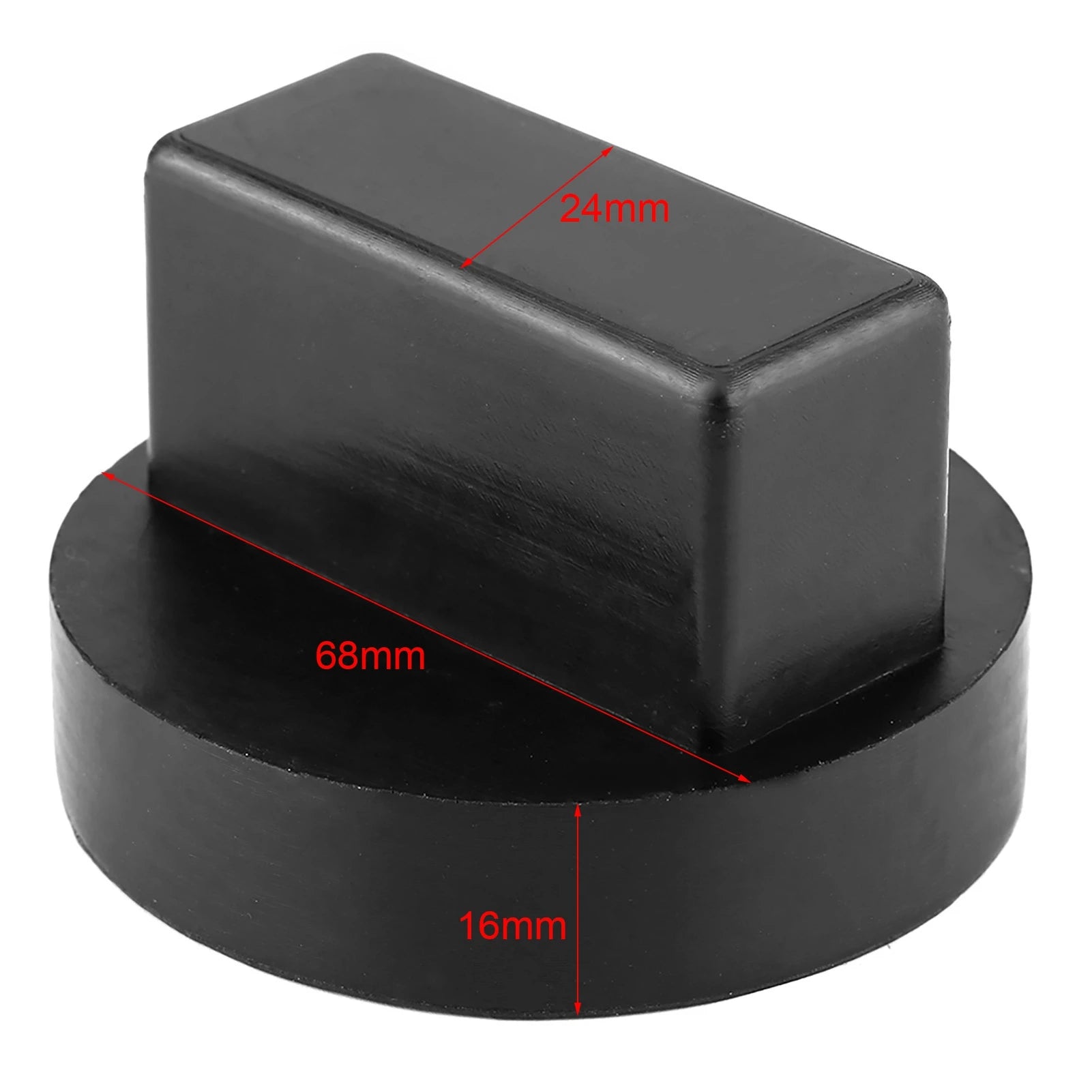 Car Enhanced Frame Rail Floor Jack Support Rubber Pad Adapter for Jacking Pad Jack Pad Adapter Jack Support Pad Qme