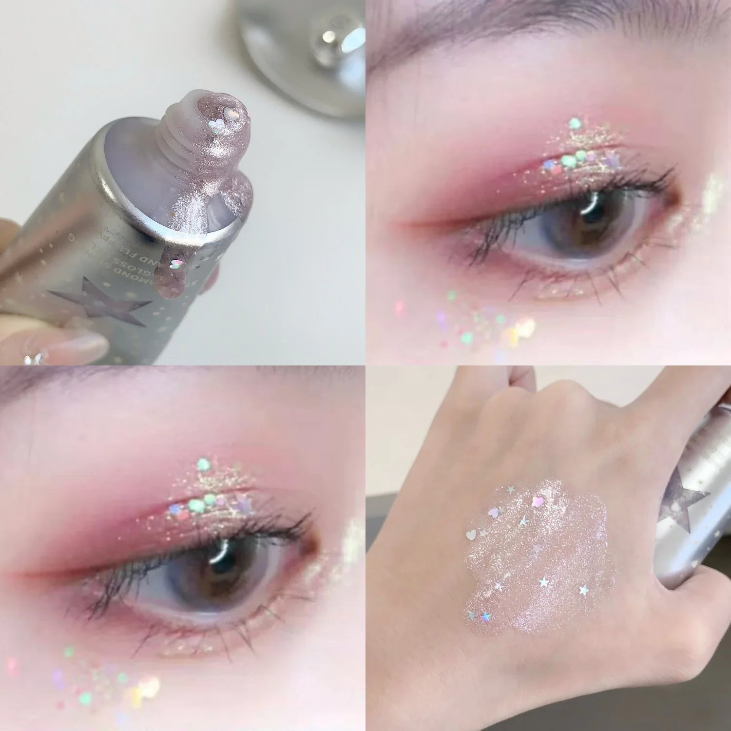 SHAQINUO Glittering Highlighter Gel Glitter Liquid Atmosphere Sense Qme S9070-02