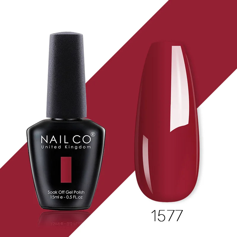 NAILCO 85 Colors Nail Gel UV LED Lacquer Manicure Varnish Hybrid Semi