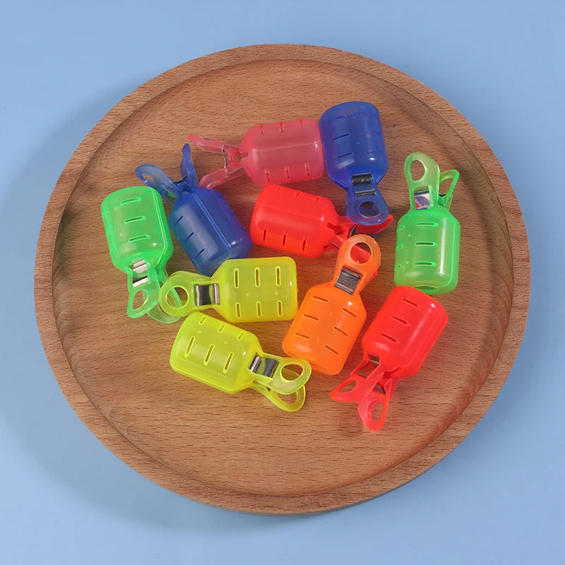 Squid Jig Hook Protector Cover Plastic Sleeves Shrimp Storage Case Qme