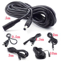 10pcs Female to Male Plug CCTV DC Power Cable Extension Cord Adapter 12V Power Cords 5.5mmx2.1mm For Camera Power Extension Cord Qme 1.5m-10pcs