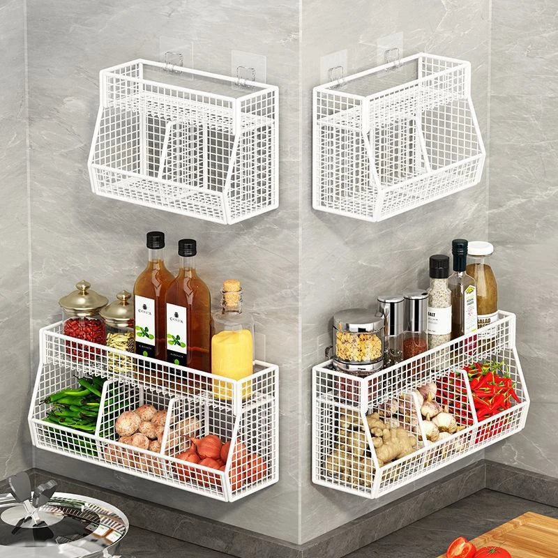 Vegetables Fruits Suitable Home Organization Wall Mounted Kitchen Qme