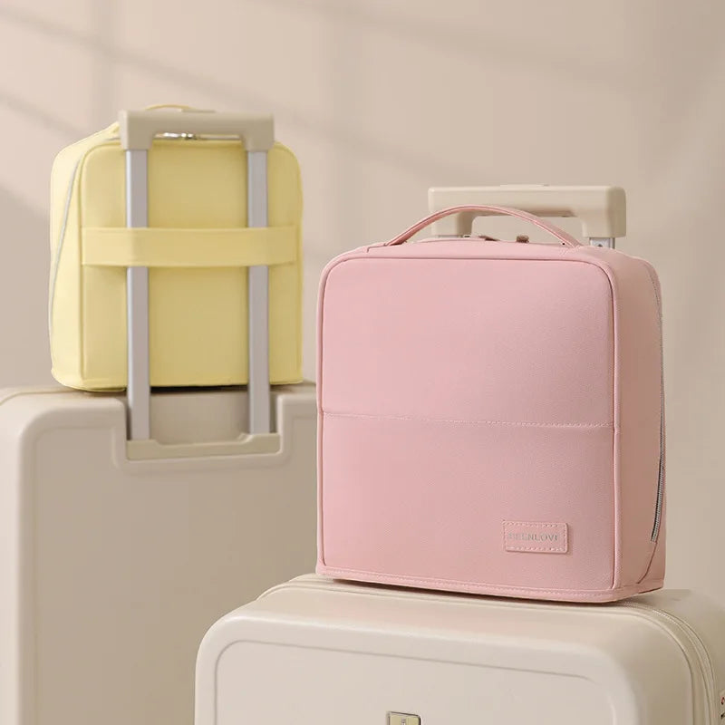 B Fashion New Model Makeup Bag Fashion Portable Makeup Bag Multifunctional Cosmetic Bag Waterproof Travel Organizer Makeup Case Qme
