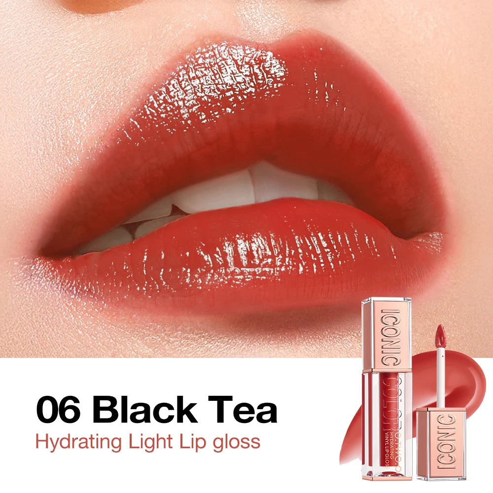 O TWO Lip Gloss Tint Moisturizing Long Lasting Glow Lightweight Qme 06 China Mainland