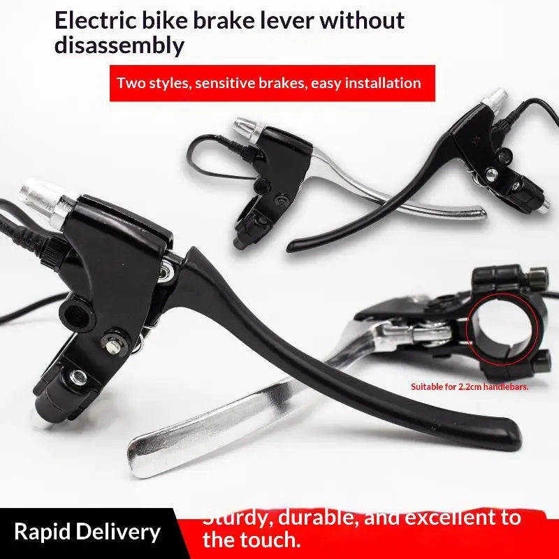 1 E Bike Brake Levers Aluminium Alloy Left Right Hand Power Failure Qme