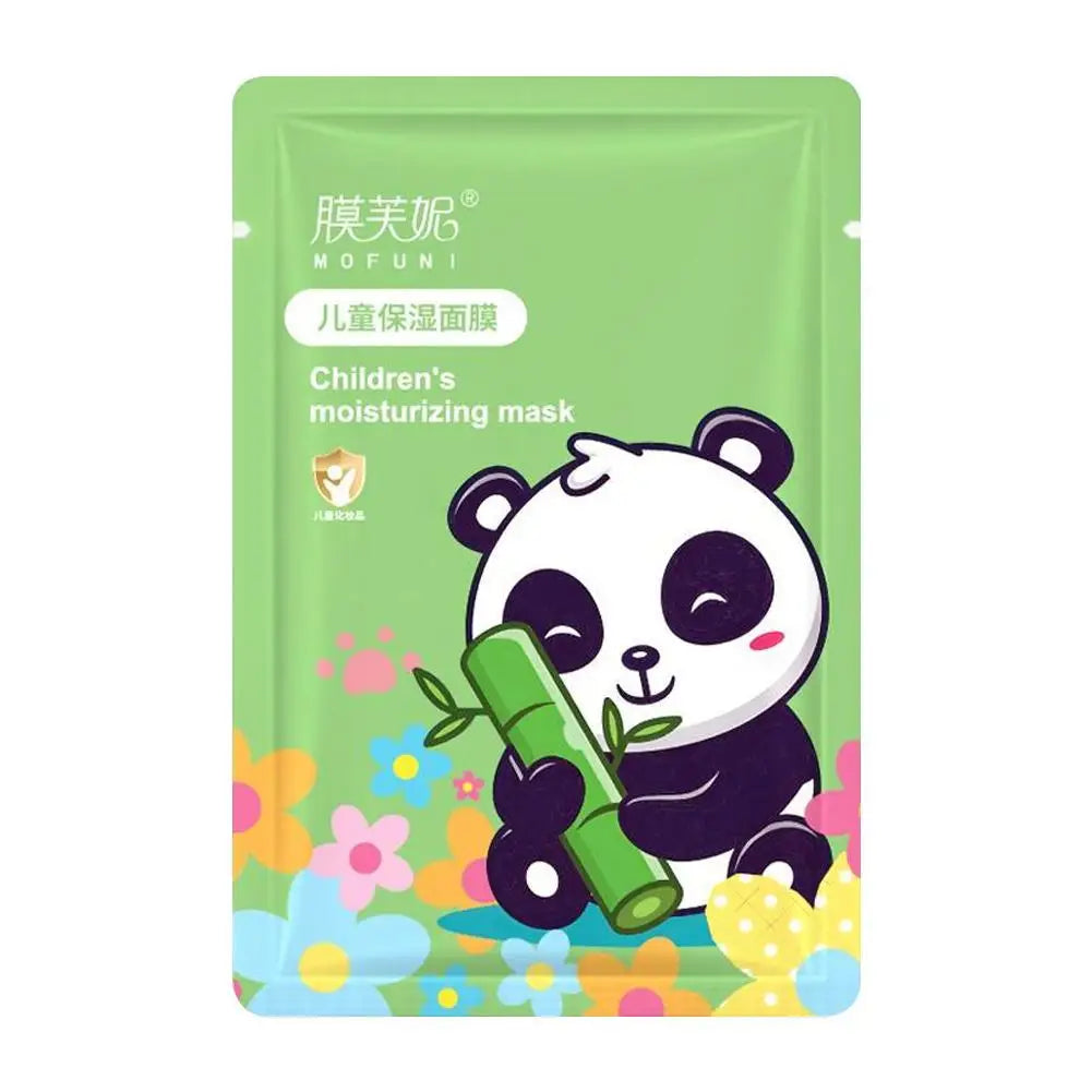 Animal Spa Masks Kids Facial Mask Gentle Hydrating Moisturizing Qme panda 5pcs