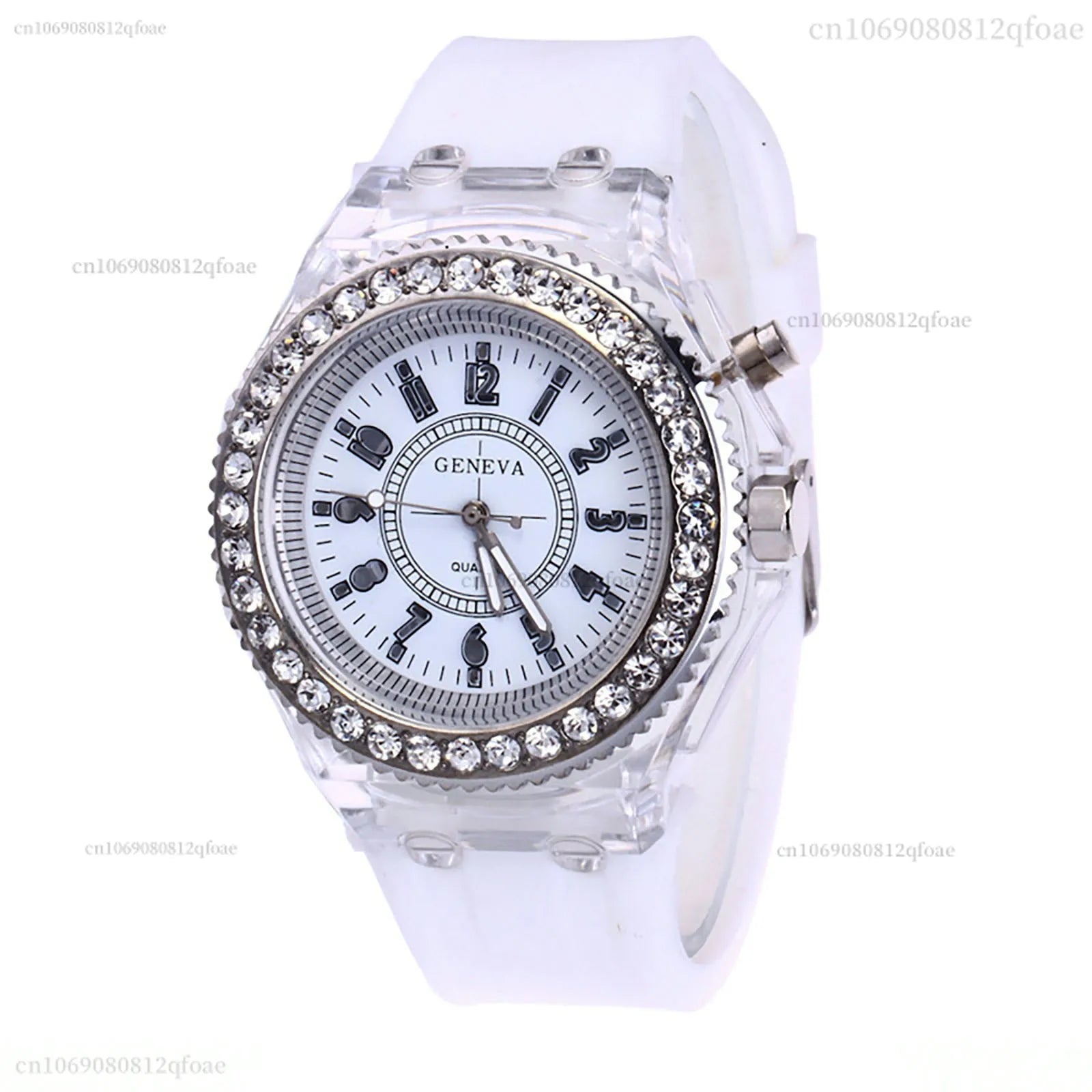 2026 Luminous Colorful LED Luminous Watch for Male and Female Students, Fluorescent Quartz Hand for Male and Female Students Qme Wt