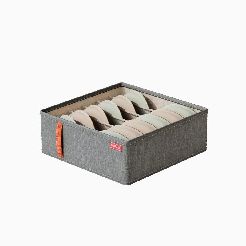 1-piece Large Capacity Separable Bedroom Drawer Organizer for Wardrobe Fabric Underwear and Socks Storage Box Qme