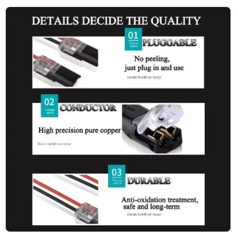 Waterproof Plug Wire Connector 2 Pin Way Cable Plug Car Electric Wire Snap Connectors Strip Terminal Connection Wholesale Qme