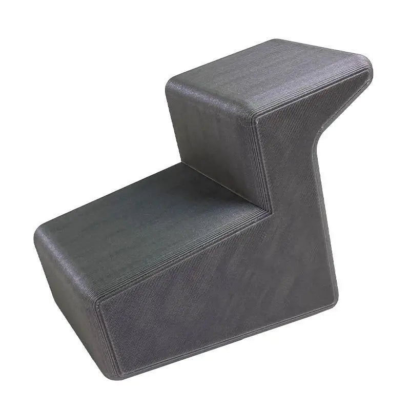 Waterproof Heavy Duty Door Stopper Non Slip Rubber Wedge Home Office Qme Gray 105x80x50mm