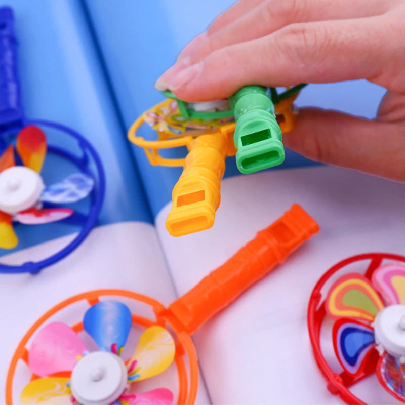 ^5Pcs Cute Whistle Windmill Noise Maker Bulk Toys for Kids Birthday Party Favors Pinata Stuffing Baby Boys Girls Carnival Prizes Qme