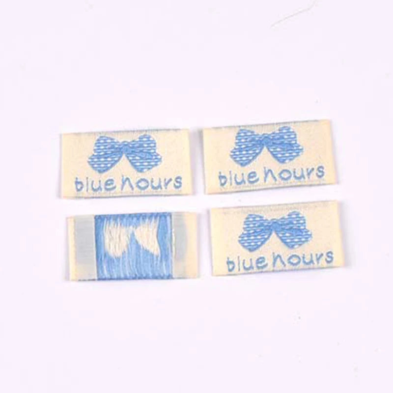 30pcs 12-53mm mixed styles Handmade Fabric Labels, Cute Print Cotton Sew On Tags for DIY Clothes Bags Crafts Decoration cp3859 Qme 15x29mm-7