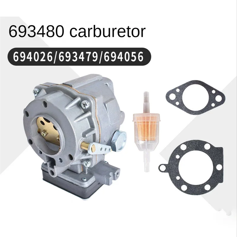 A02F-Mechanical Carburetors Aluminium Alloy Carburetor For Briggs Strstton 694026 693479 694056 Gasket Qme
