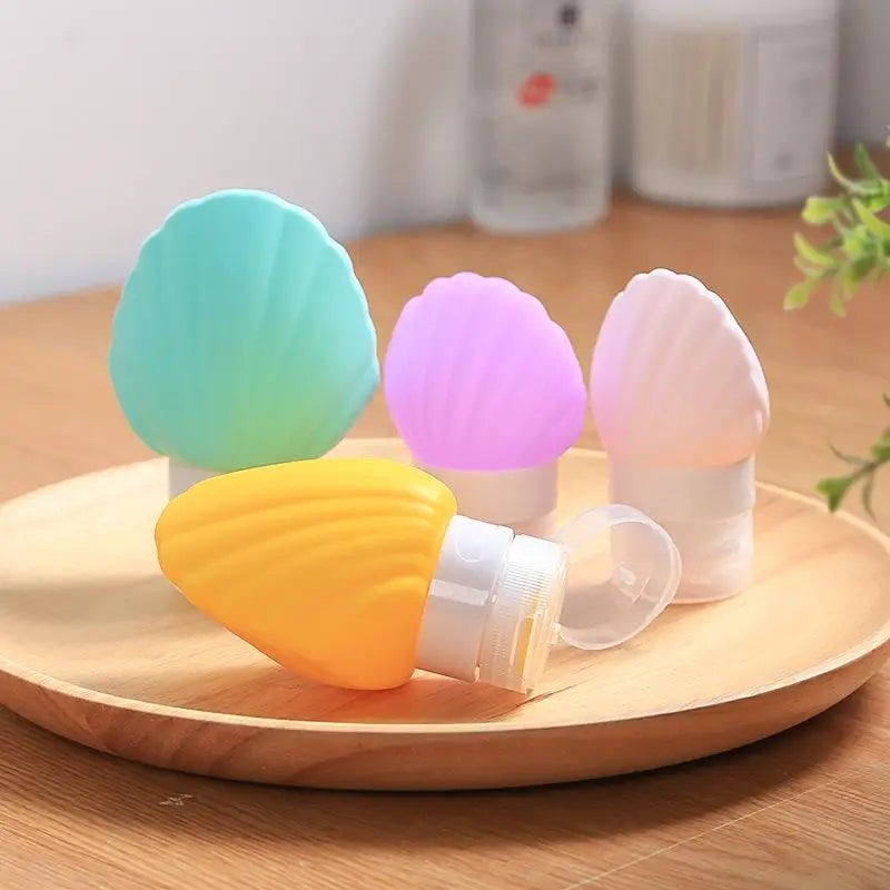 Silicone Travel Bottles Portable Leakproof Convenient Refillable Qme