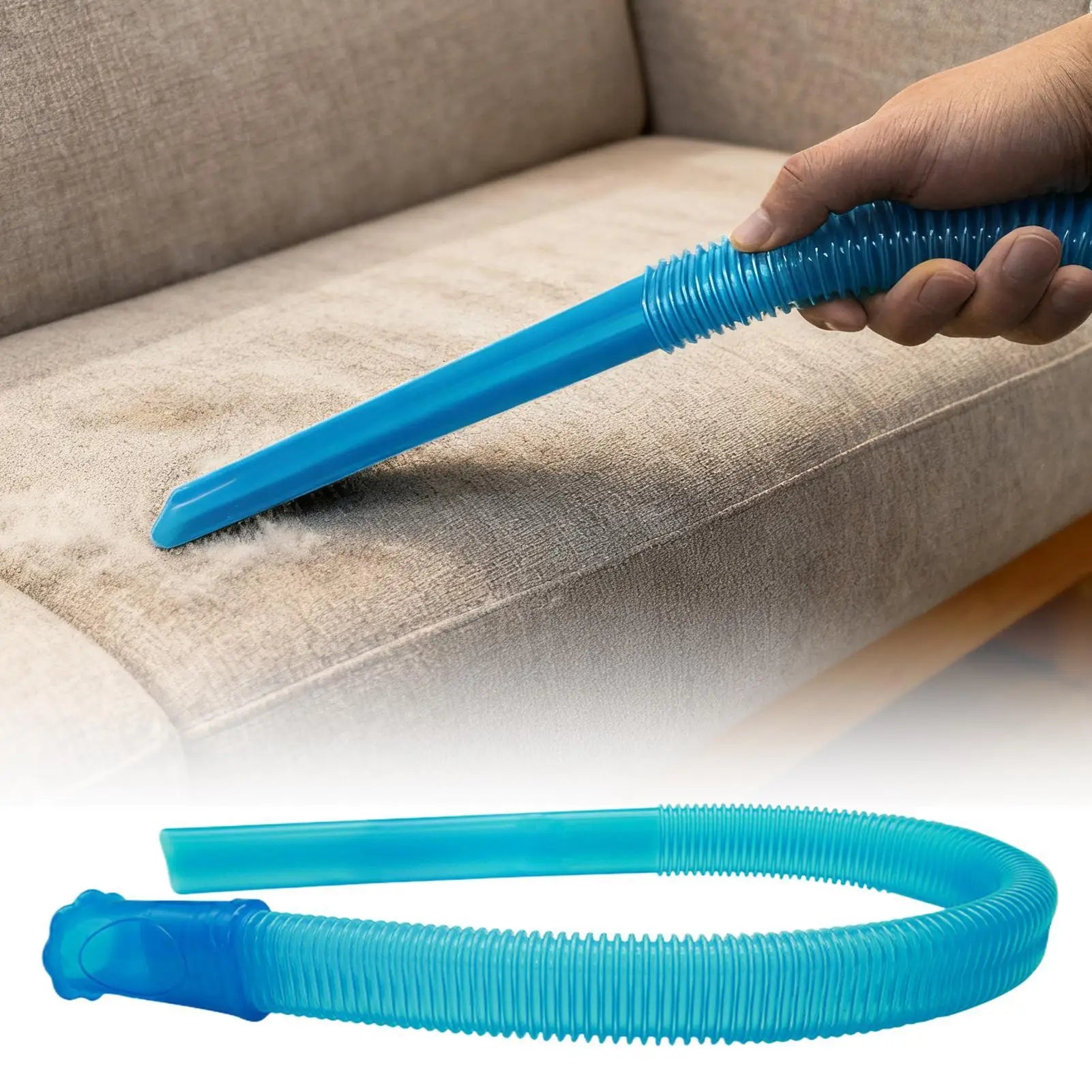 Hose to Clean Dryer Vent Duct Duster Air Filter Lint Remover Quick Coupling Pipe Vent Cleaning Set for Home Household Indoor Qme