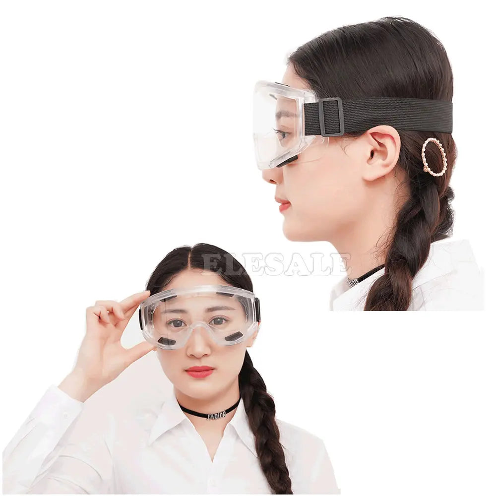 3PCS Four-bead Windproof Goggles Anti-fog Anti-impact Skiing Mountaineering Cycling Outdoor Protective Eyewear Qme