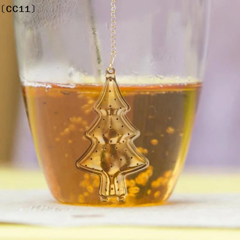 Stainless Steel Tea Strainer Office Filter Infuser Wall-mounted Qme