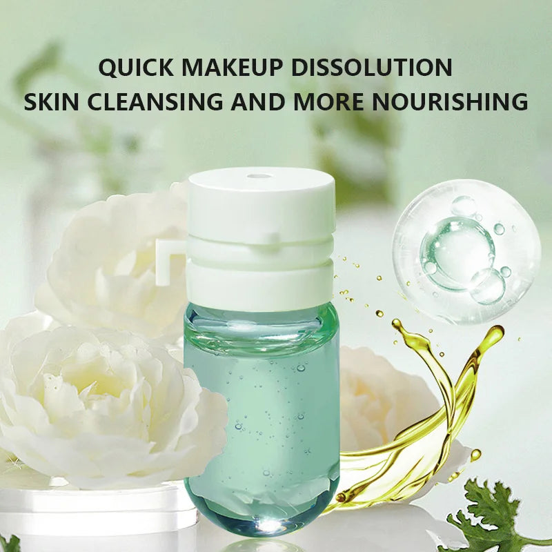 7 10 30 Capsules Green Cleansing Makeup Remover Oil Emulsified Qme