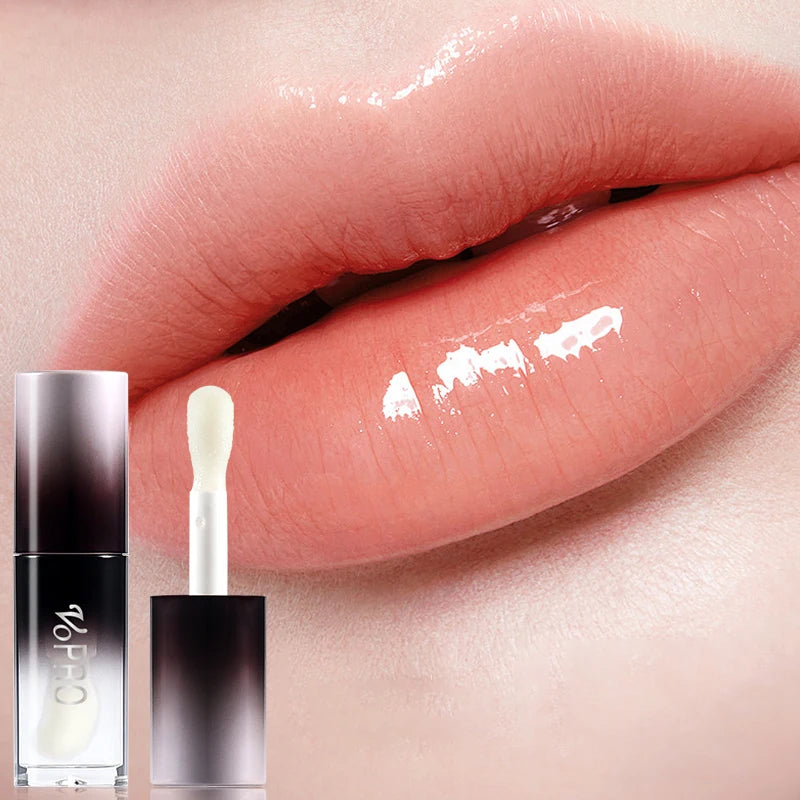 Hydrating Lip Gloss Essence Oil - Vitamin E, Moisturizing & Nourishing Lip Balm, Long-Lasting, Non-Greasy, Soft Hydrated Lips Qme