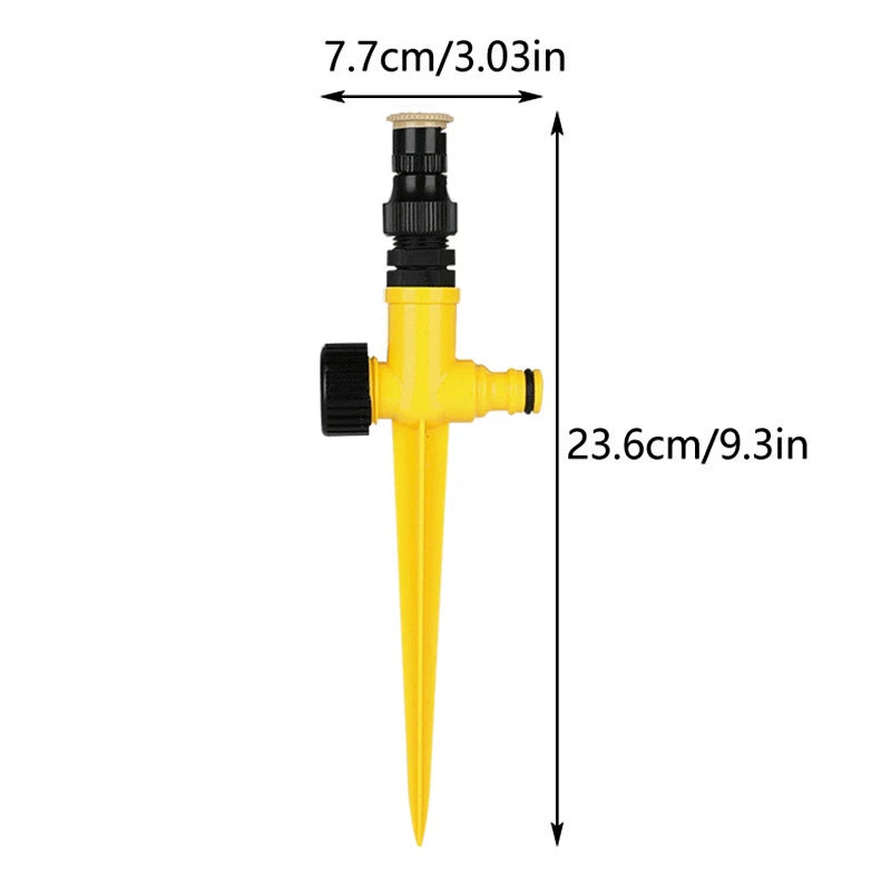 ^Garden Sprinkler Nozzle 360° Rotation Irrigation Watering System Automatic Agriculture Lawn Farm Plant Watering Sprinkler Qme 1pc