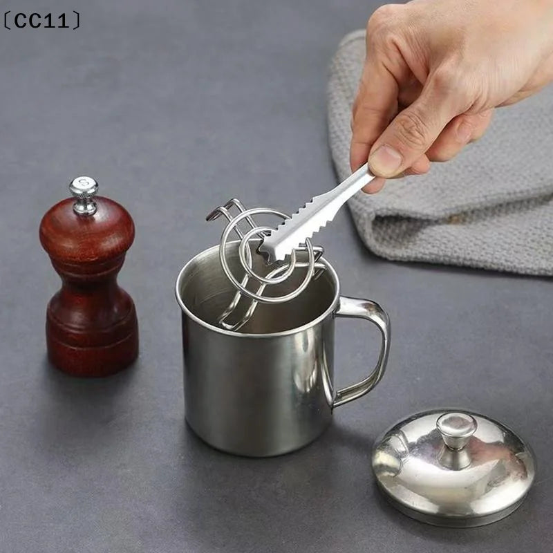 Ultra Mini Steaming Rack Small Stainless Steel Height Leg Health Pot Qme