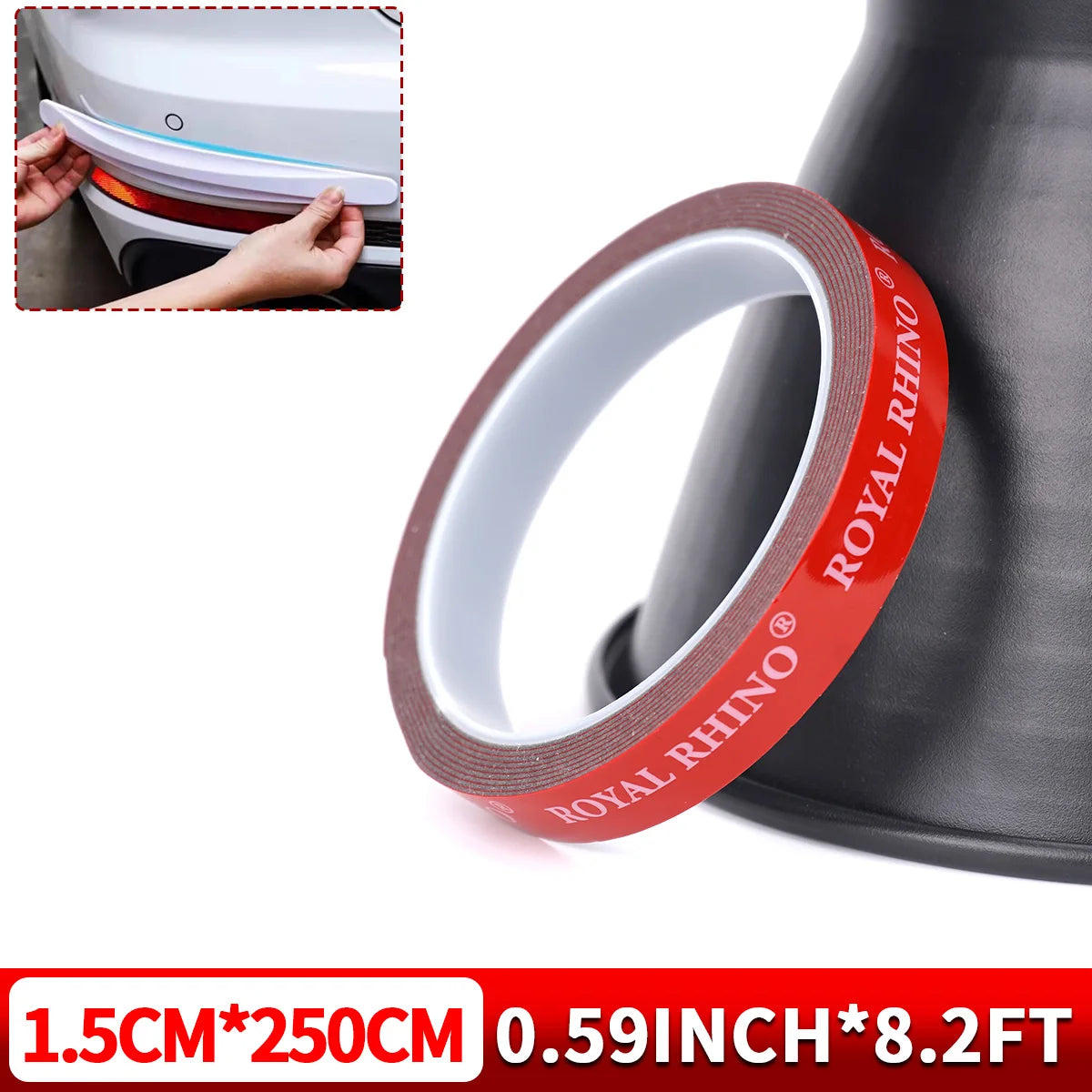 Double Sided Tape Waterproof Acrylic Foam Thicken Adhesive Tapes Heavy Duty Mounting Traceless Stickers Home Car Qme 15mmx250cm