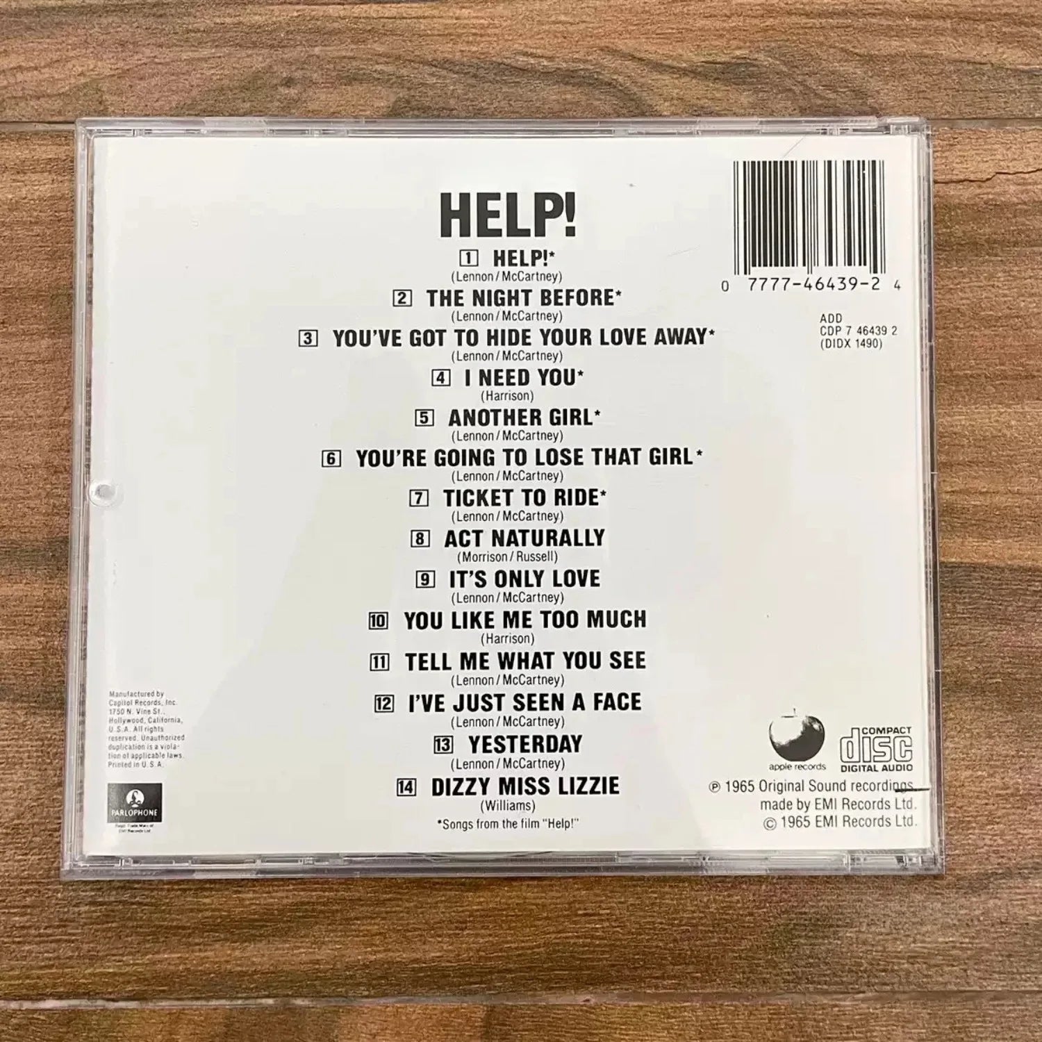 Legendary British Rock Band Milestone Classic Album "HELP!" Stereo Remastered Edition Featuring Original Film Soundtrack Tracks Qme