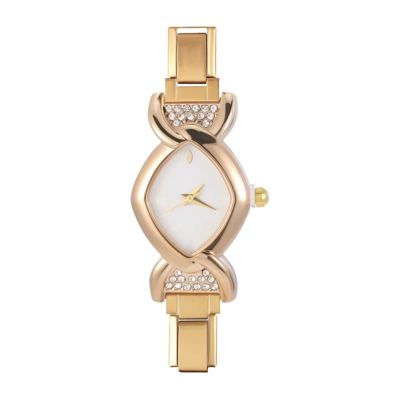 Fashion Watch Women's DIY Width Italian Elastic Charm Stainless Candy