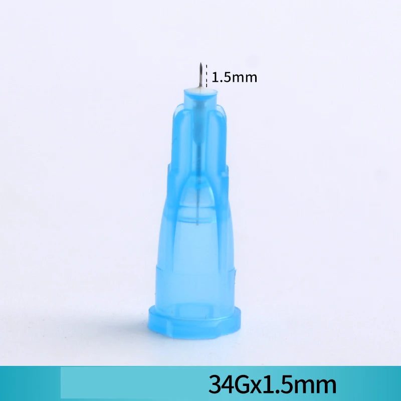 Box Tattoo Needle Transparent Syringe Injection Painless Small Teeth Qme g