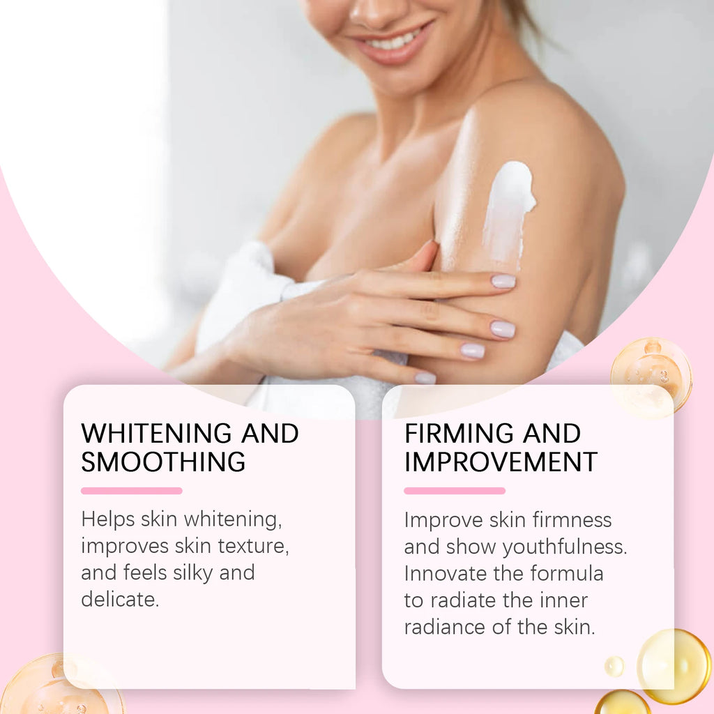 Glutathione Body Lotion Brightening Hydrating Revitalize Even Skin Tone Improve Skin Dry Rough Dullness Moisturizing Body Lotion Qme