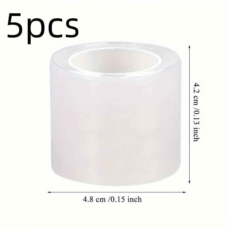 Plastic Cover Wrap Film For Eyelash Plant Eyebrow Tattoo, Disposable Plastic Wrap For Permanent Make Up Tattoo Clear Wrap Qme 5pcs 42mmX200m