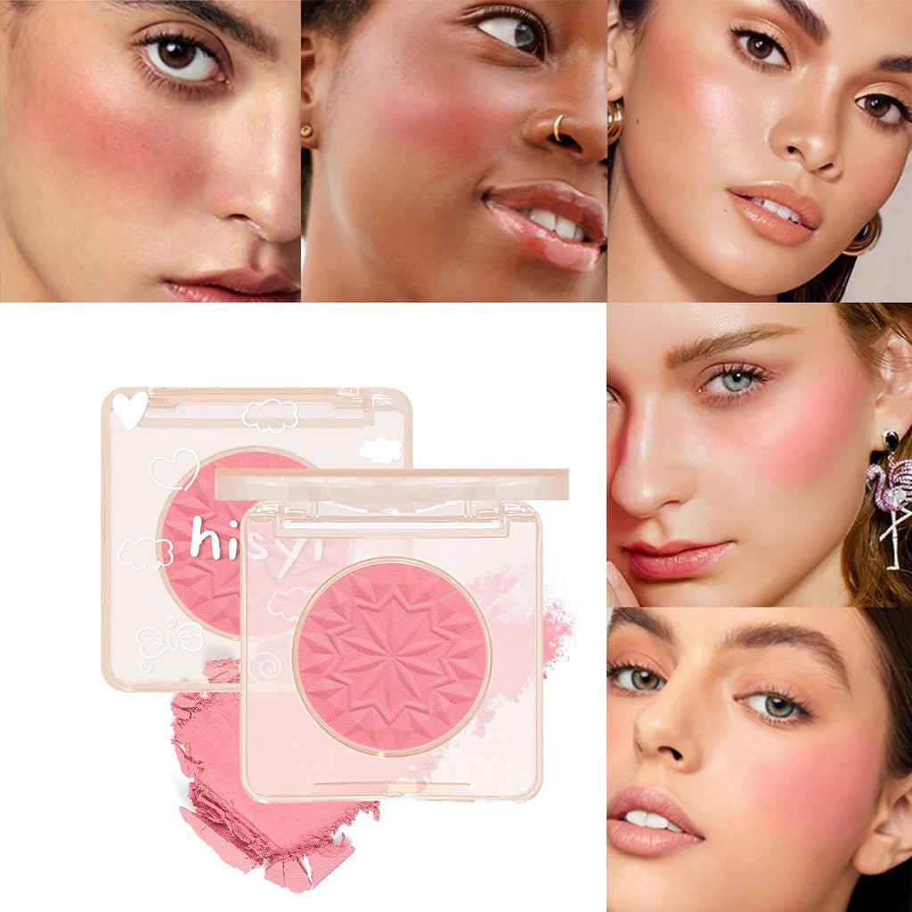 Rose Pink Matte Blush Starlight Single Shade Glow Easy Blend Qme