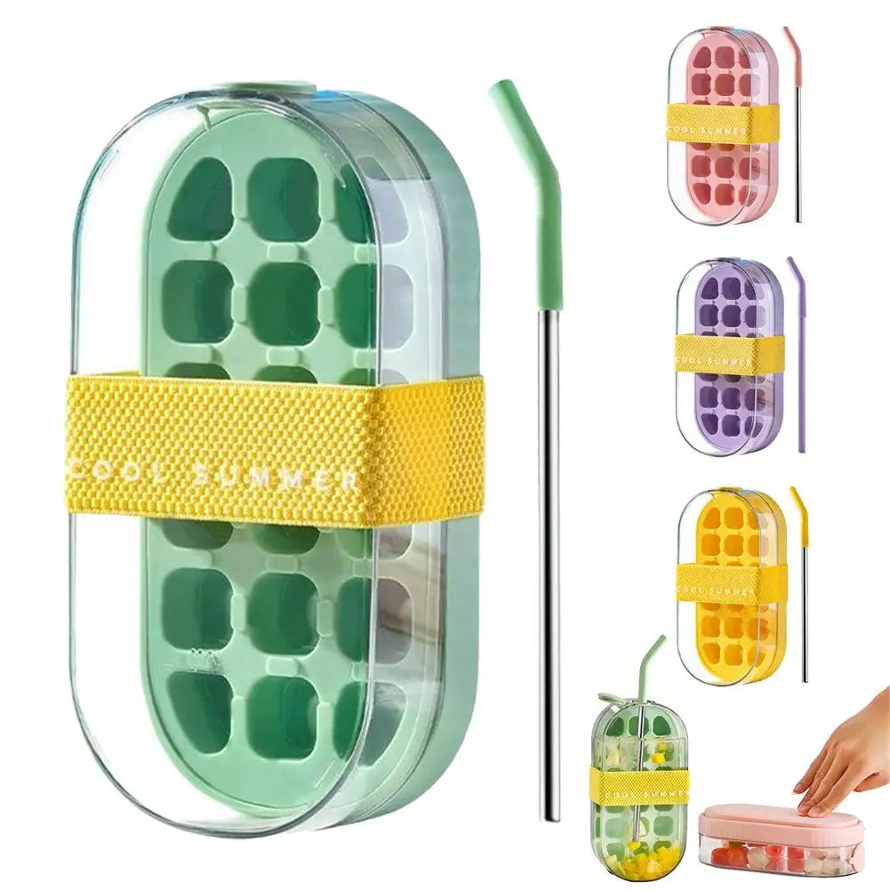 Ice Cube Bottle Outdoor Picnics Office Use Multifunctional Tray Easy Qme