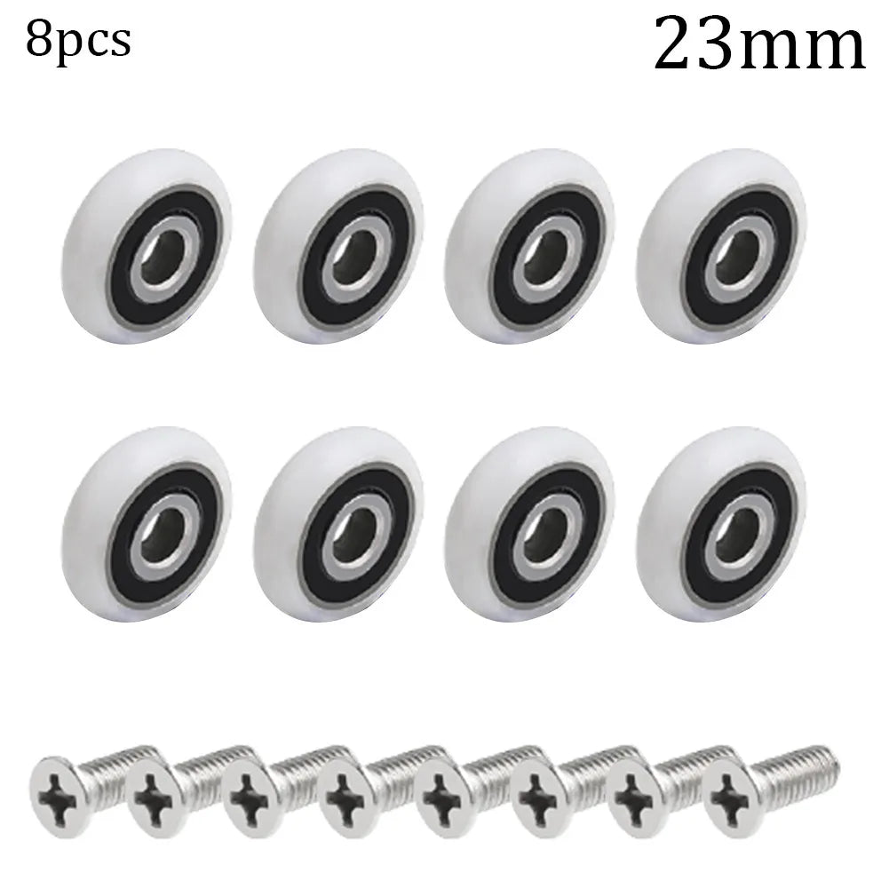 Bath Cabinet Roller Wheel Shower Room Accessories Bearing 19 23 Qme 23mm