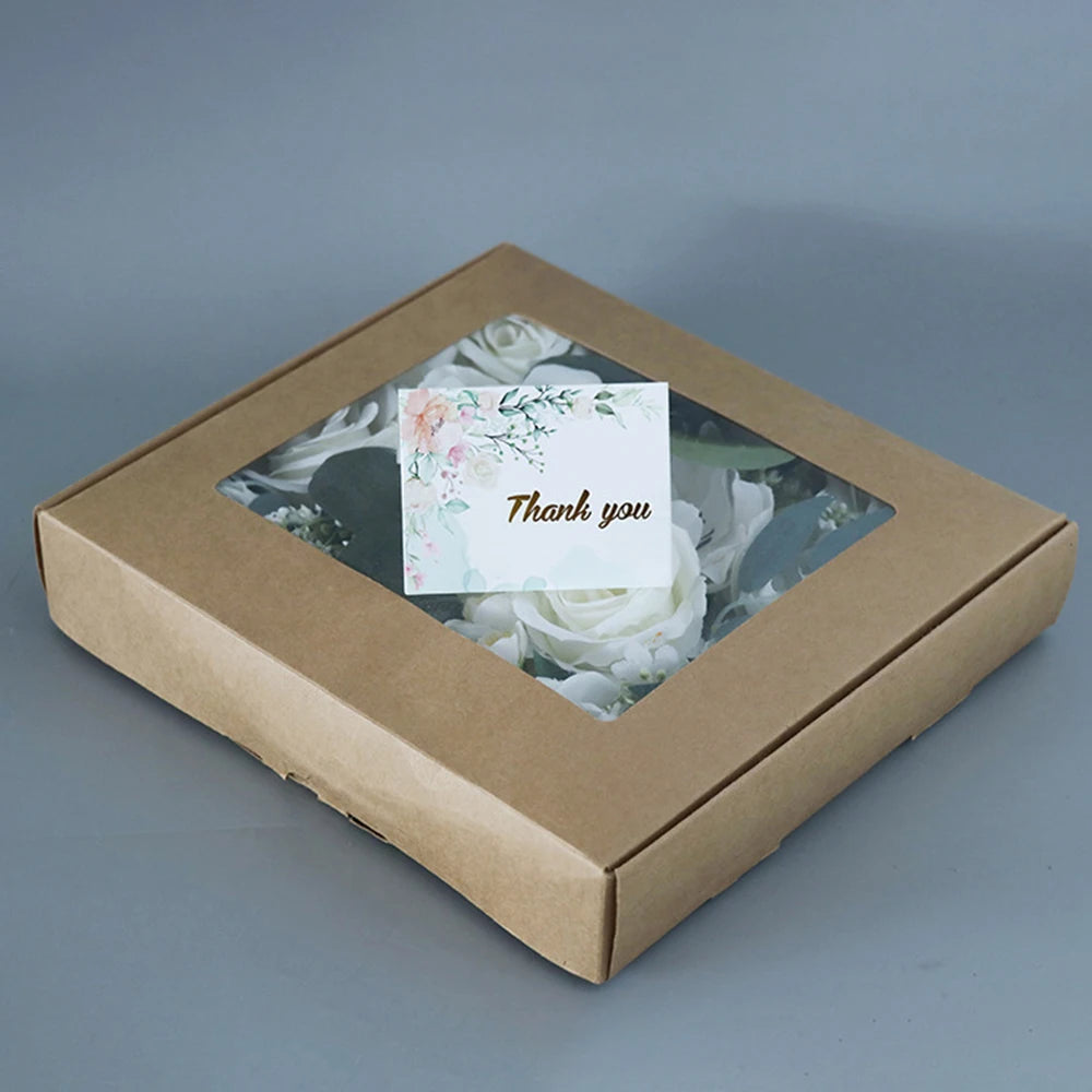 Simulated Silk Flower Box, Wedding Proposal, Birthday Gift Box, Home Decoration Bouquet Qme