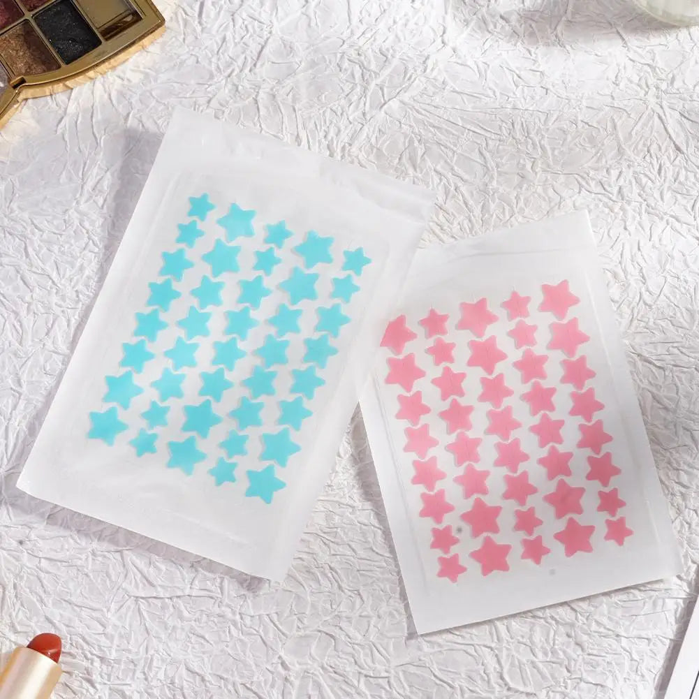 40 Counts Stars Shape Acne Pimple Patches Invisible Concealer Waterproof Blemish Spot Pimple Cover Stickers Face Beauty Skincare Qme