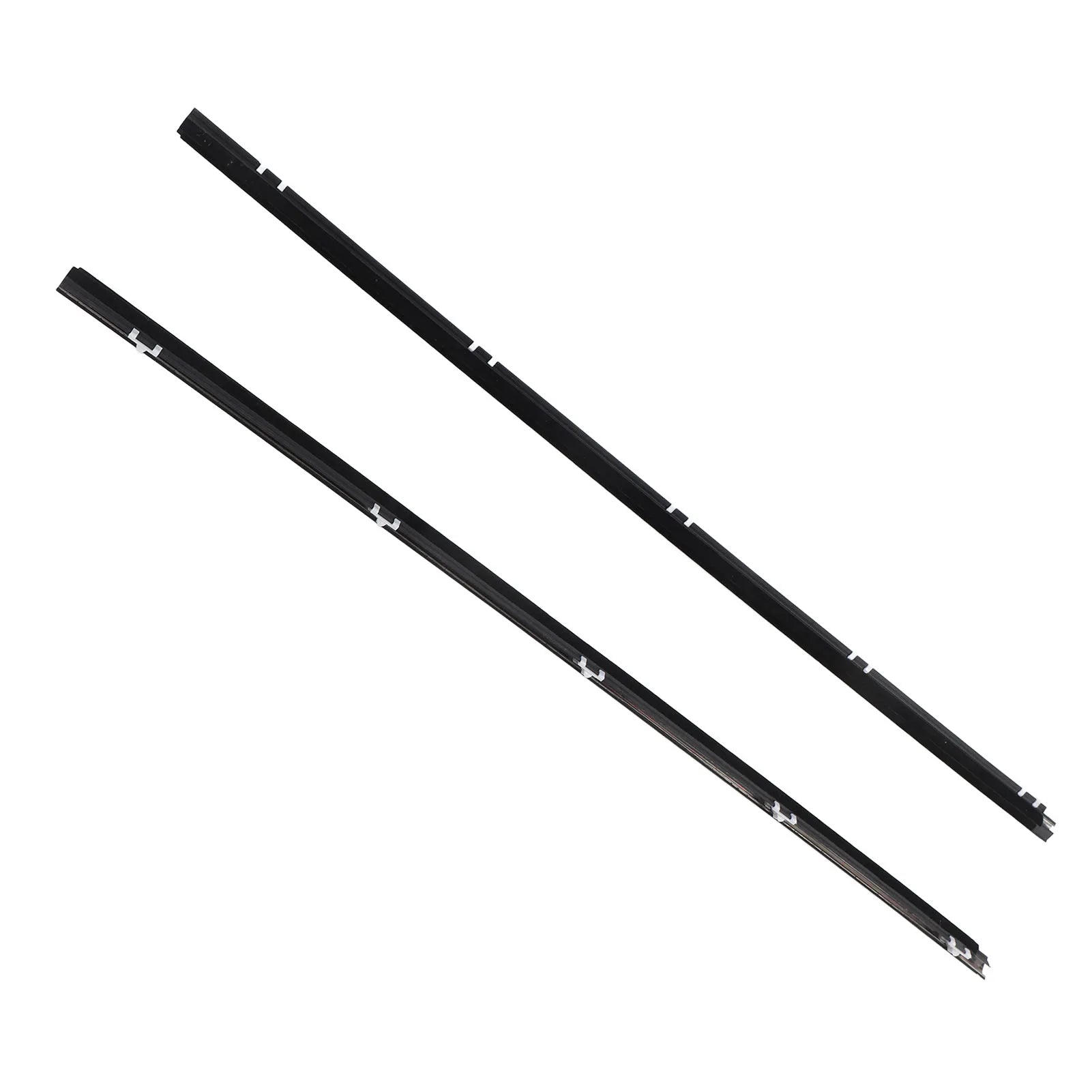 1Pair of Vehicle Door Window Weatherstrip 72410‑SR3‑003 Rainwater Resistant Window Seal Belt Molding Trim for Honda Civic Qme