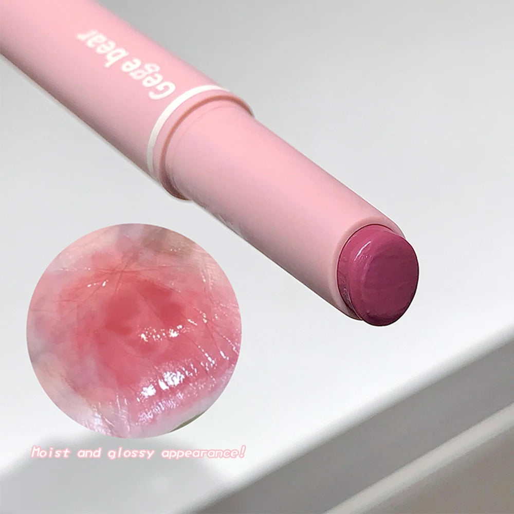 Gege Bear Mirror Lip Glaze Lipstick Moisturizing Effect Long-lasting Qme